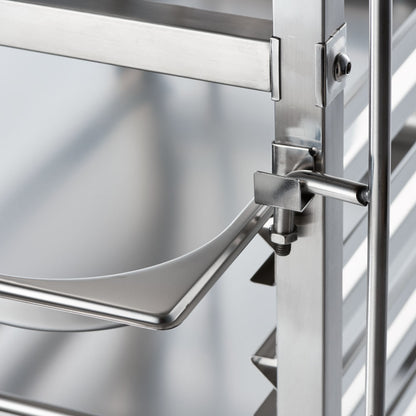 Stalgast Tablettwagen aus Edelstahl, passend für 14 x GN 1/1, 380 x 550 x 1735 mm (BxTxH)