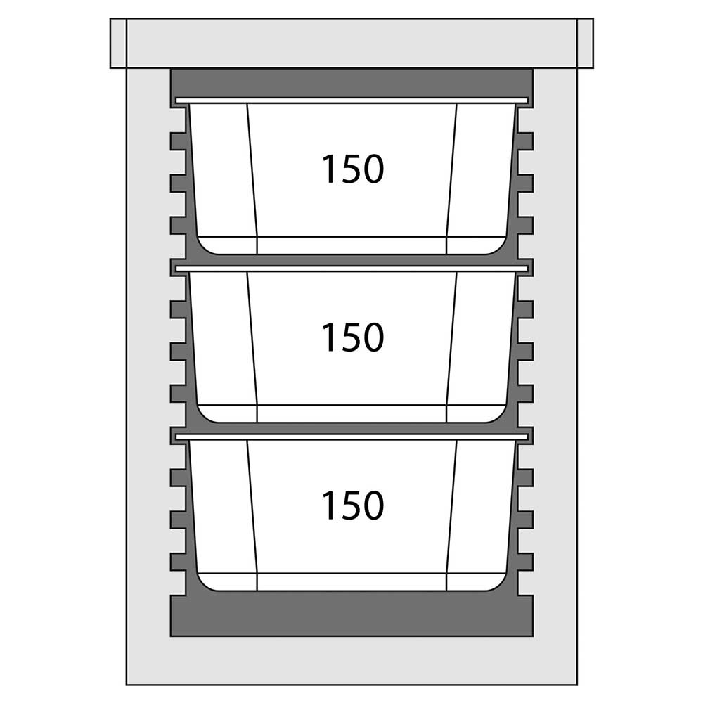 Stalgast Thermobox Frontlader für 6x GN 1/1 (65 mm)