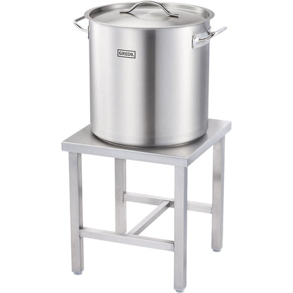 Stalgast Suppentopf hohe Form, Serie ECO Ø 450 mm, Höhe 450 mm, 71,6 Liter, inkl. Deckel