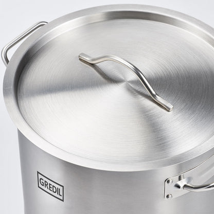 Stalgast Suppentopf hohe Form, Serie ECO Ø 500 mm, Höhe 500 mm, 98,2 Liter, inkl. Deckel