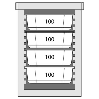 Stalgast Thermobox Frontlader für 6x GN 1/1 (65 mm)