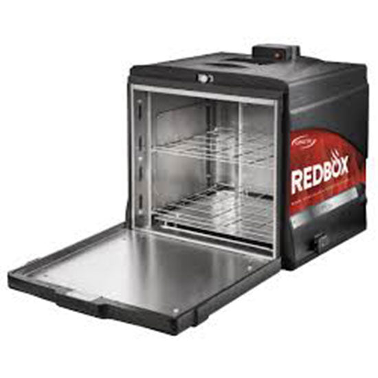 Virtus Isolierte Thermobox Redbox mit Batterie und Car-Docking Station für 12 Pizzen 33x33 cm