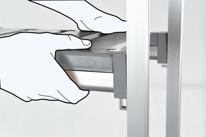 KBS Gastrotechnik Regalsystem L-förmig für EVO160-06