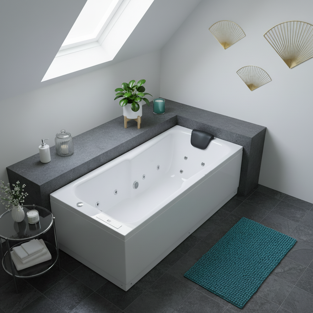 Caribia Rhodos 170x75 Basic Whirlpool