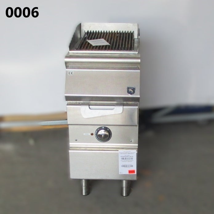 Virtus Elektro-Grill, Kochzone in Edelstahl, Fleisch/Fisch - GEBRAUCHT