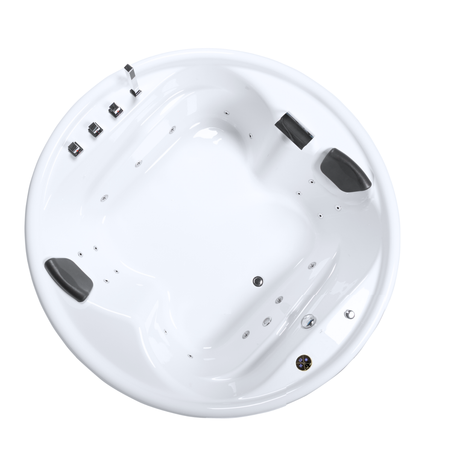 Caribia Vidal Rund Basic 182x182 Whirlpool