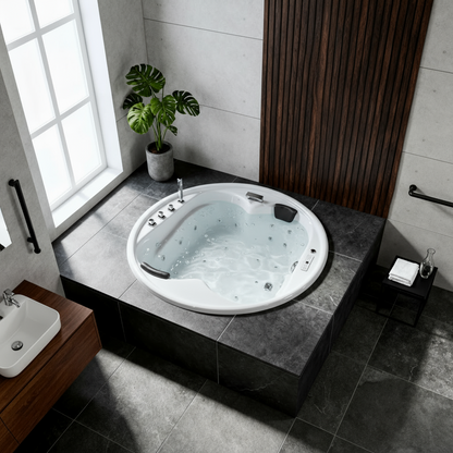 Caribia Vidal Rund Basic 182x182 Whirlpool
