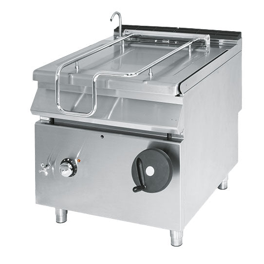 Virtus Elektro-Kippbratpfanne, Kapazität 60 Liter, Edelstahl-Becken