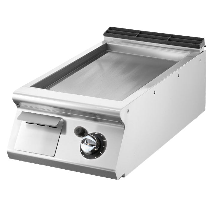 Virtus Gas-Grillplatte, Tischmodell, glatte Platte
