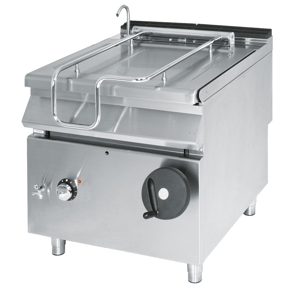 Virtus Elektro-Kippbratpfanne, Kapazität 80 Liter, Edelstahl-Becken