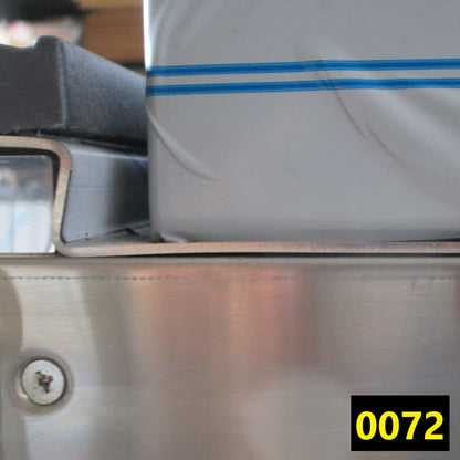 Virtus Gas-Lavasteingrill, Kochzone in Edelstahl, Fleisch/Fisch - BESCHÄDIGT