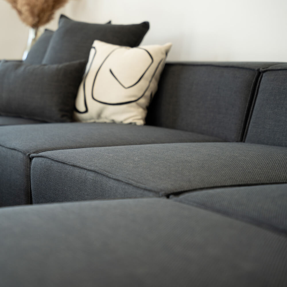 Home Deluxe Modulares Sofa VERONA XXL - 414 x 207 cm Anthrazit