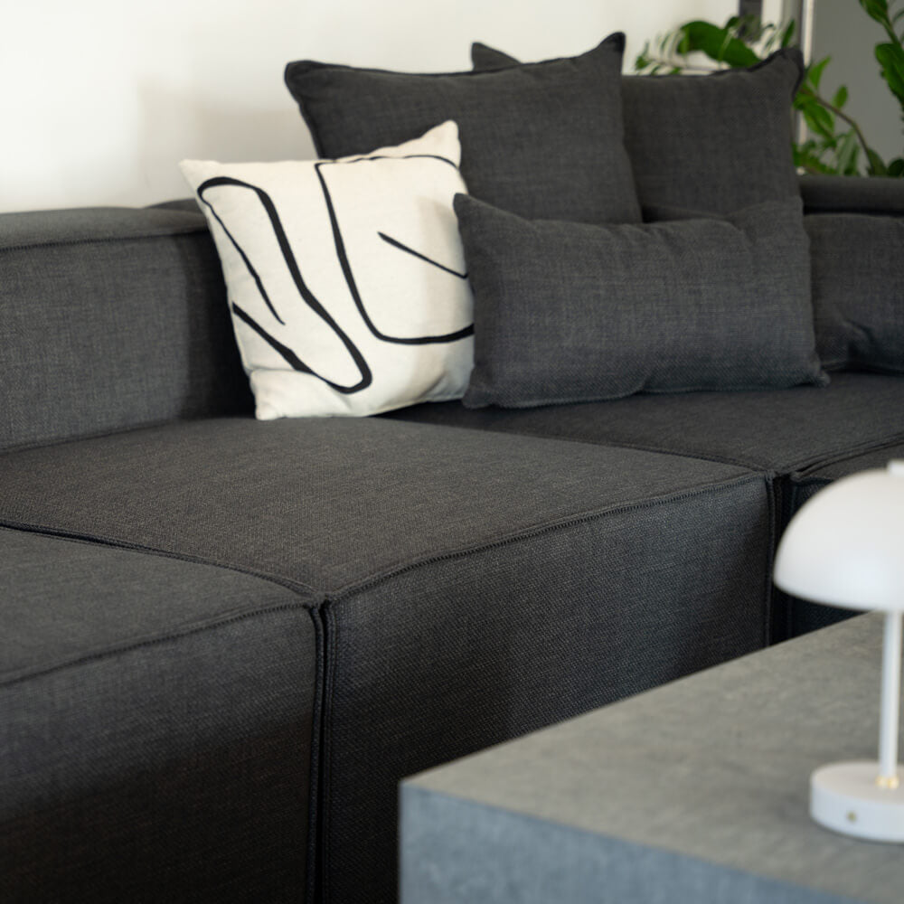 Home Deluxe Modulares Sofa VERONA M - 327 x 120 cm Anthrazit