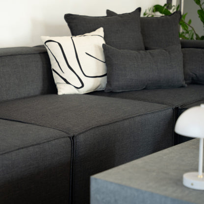 Home Deluxe Modulares Sofa VERONA M - 327 x 120 cm Anthrazit