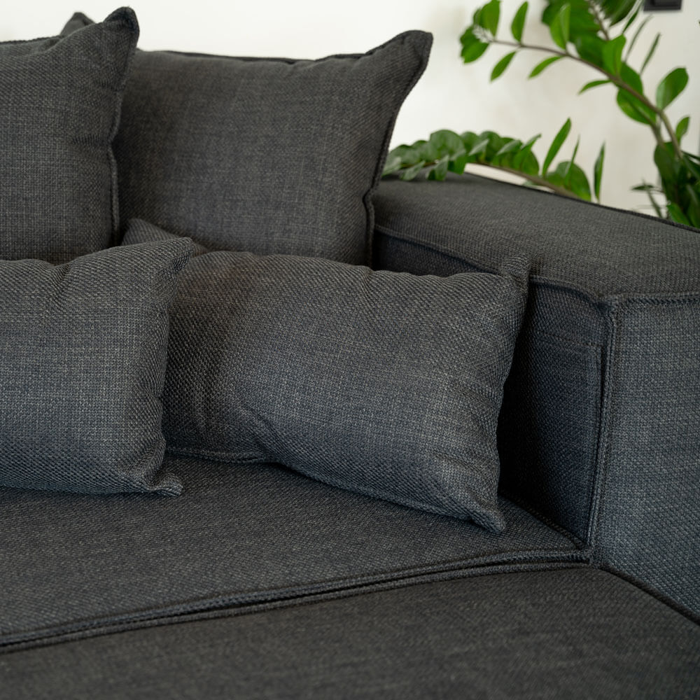 Home Deluxe Modulares Sofa VERONA XL - 414 x 207 cm Anthrazit