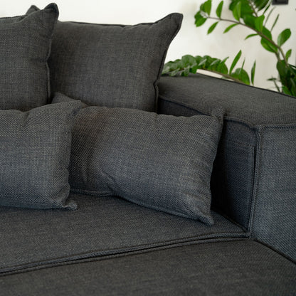 Home Deluxe Modulares Sofa VERONA XL - 414 x 207 cm Anthrazit