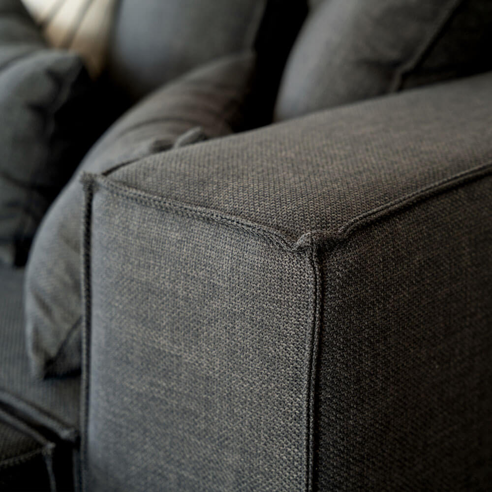 Home Deluxe Modulares Sofa VERONA S - 240 x 120 cm Anthrazit