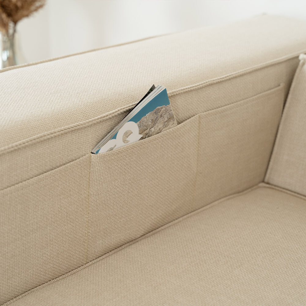 Home Deluxe Modulares Sofa VERONA XL - 414 x 207 cm Beige