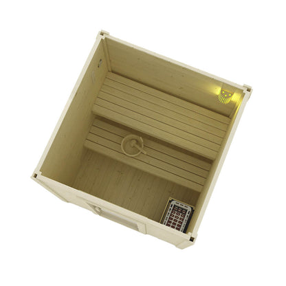 Home Deluxe Saunahaus Outdoor TALO M - 191 x 157 cm für 3 Personen