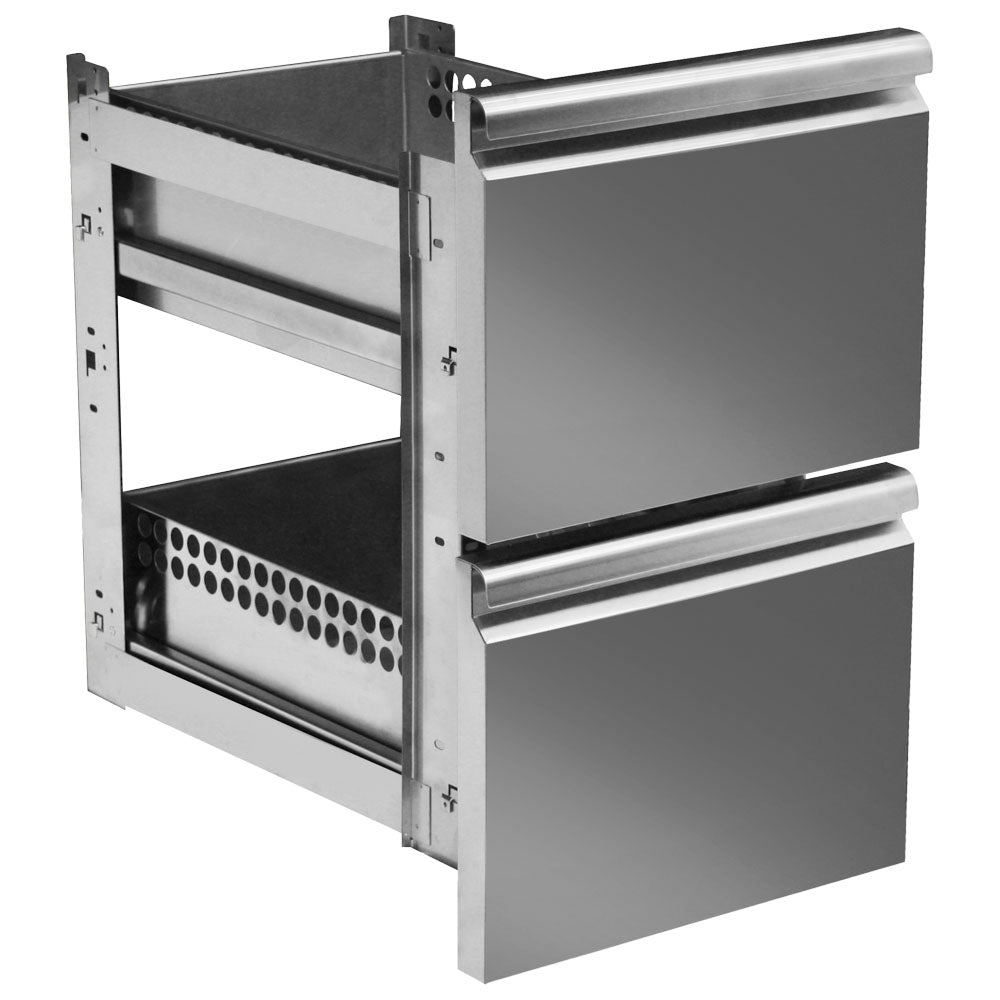 Virtus Schubladenkit GN 2x 1/2 für Kühltische mit Tiefe 700 mm