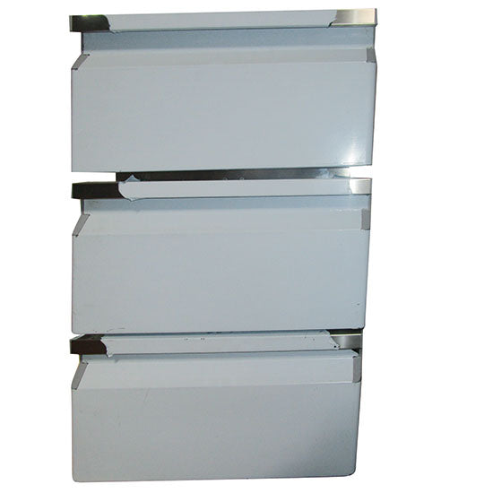 Virtus Schubladenkit GN 3x 1/3 für Kühltische mit Tiefe 700 mm - alte Version